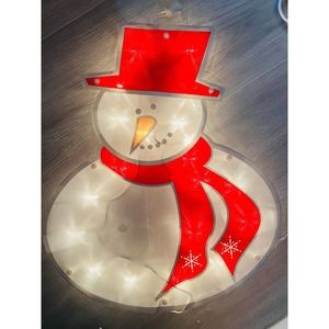 Lighted Snowman  17 inch Indoor / Outdoor